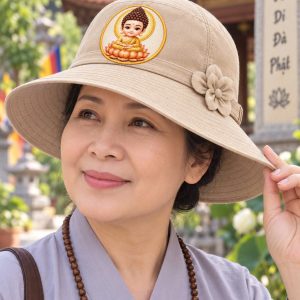 Mũ chống nắng dành cho nữ Phật Tử